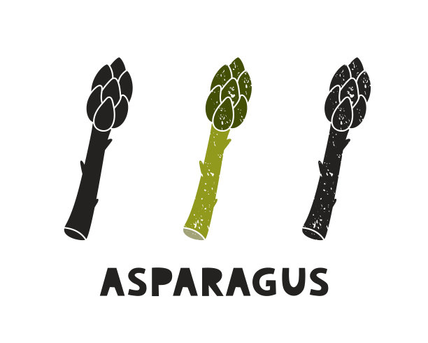 芦笋荚剪影图标设置图片下载