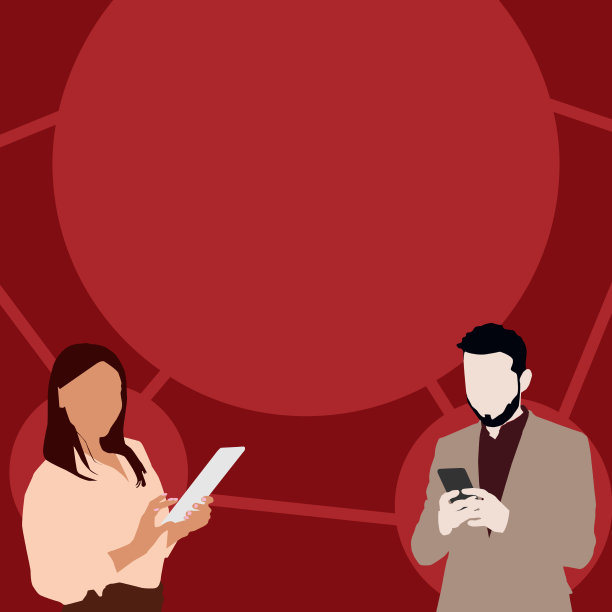 情侣们忙着用智能手机寻找新的伴侣图片下载