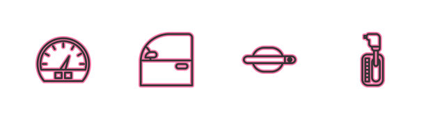 设置线路速度计车门把手和齿轮图片下载