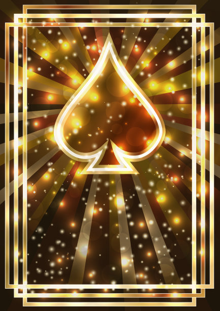 扑克黑桃赌场横幅图片下载