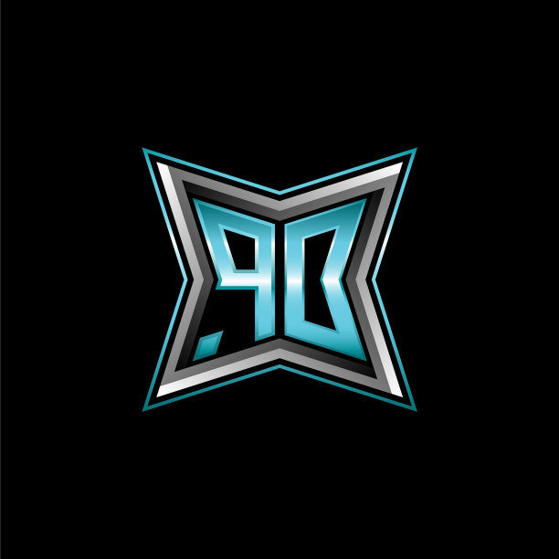 宝标志字母组合几何现代设计图片下载