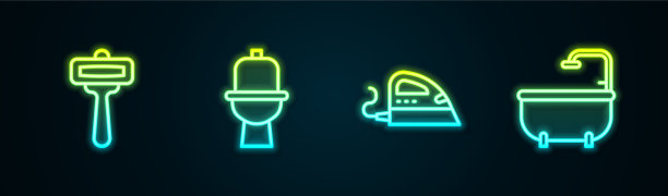 定线剃须剃刀马桶电熨斗图片下载