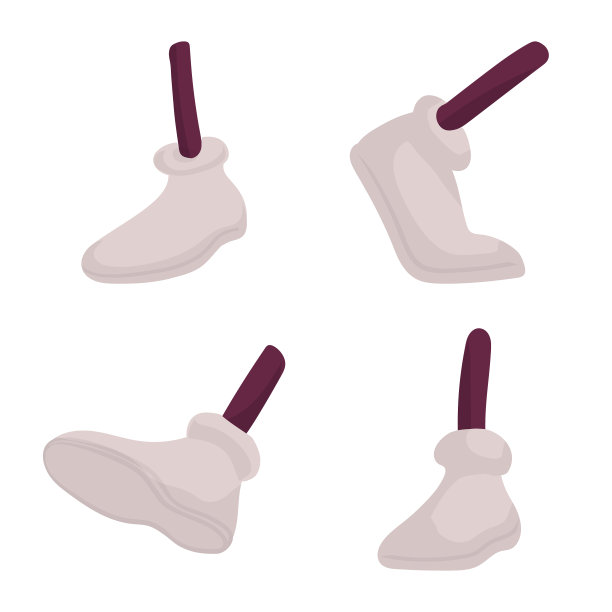 手势和动画图标集的设计图片下载