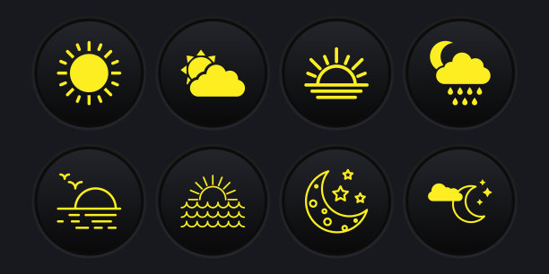 日落云，雨月星辰图片下载