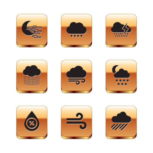 集雾月水滴百分风图片下载