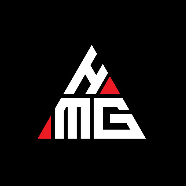 HMG三角形字母标志设计用三角形图片下载