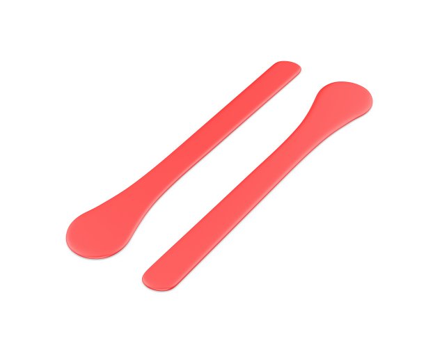 空白化妆抹刀化妆应用模板的模型和品牌。图片下载