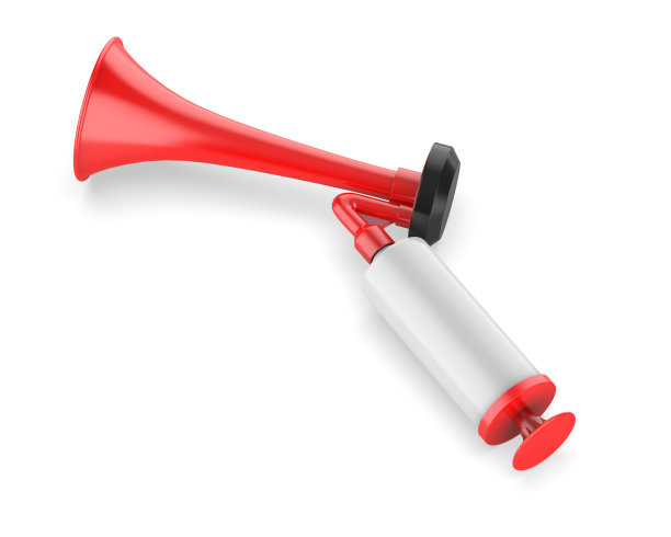 空白噪音发生器泵空气喇叭。图片下载