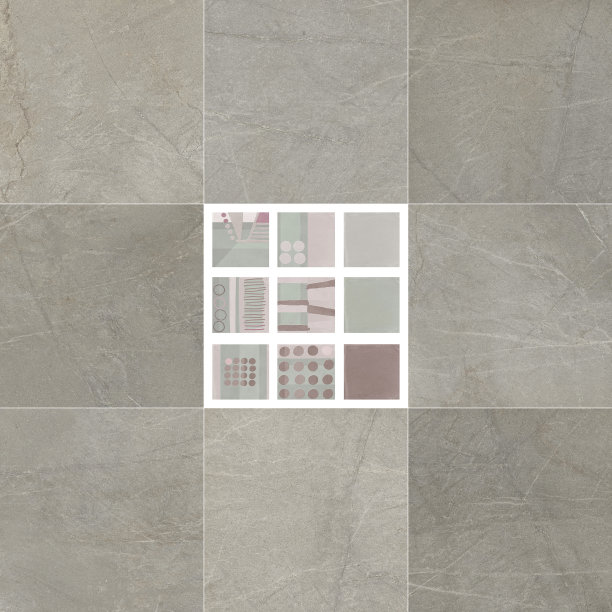 马赛克背景由水泥，大理石和装饰为数字使用图片下载