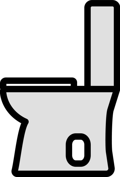 抽水马桶的图标图片下载