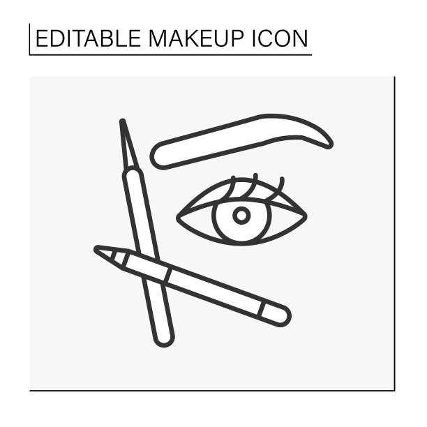 眼妆线图标图片下载
