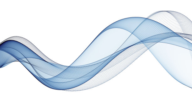 颜色浅蓝色抽象波浪设计图片下载