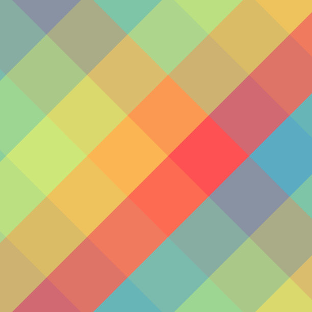 彩色正方形瓷砖的抽象插图图片下载