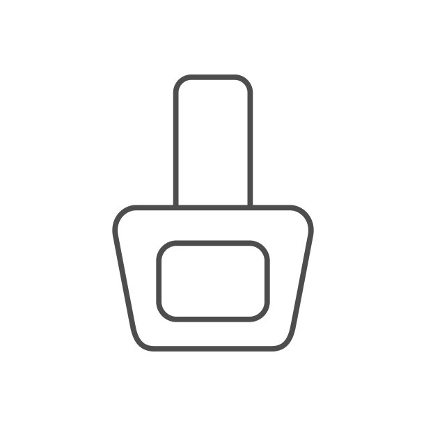 指甲油线轮廓图标图片下载