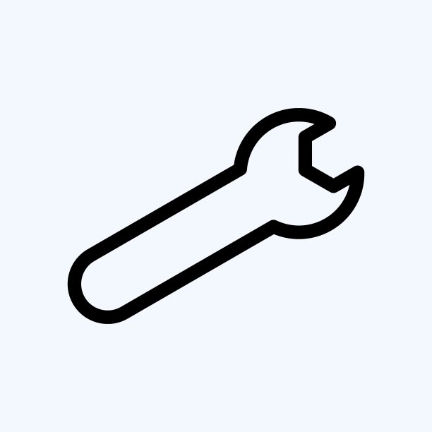 图标的服务。适用于安全标志。行风格。简单的设计可编辑。设计模板向量。简单的说明图片下载