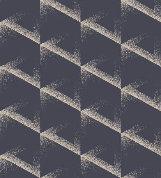 未来三角形网格结构无缝模式向量抽象背景图片下载