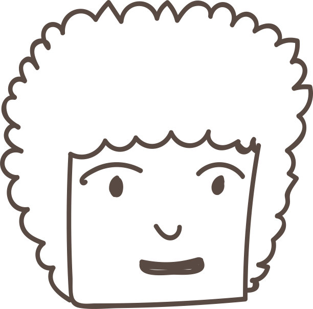 手绘人涂鸦图标标志符号设计图片下载