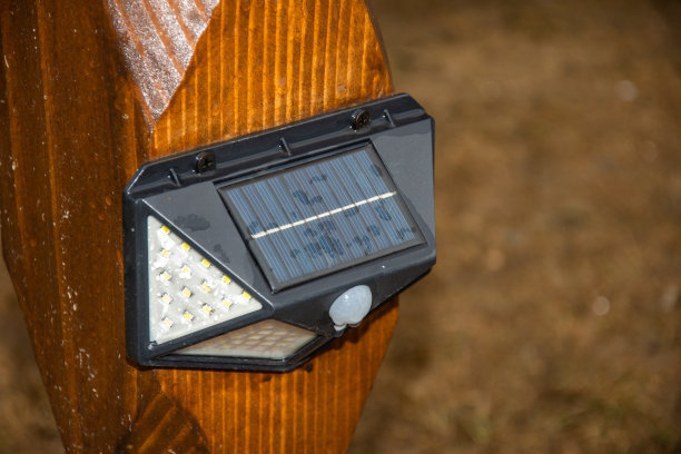 太阳能LED壁灯带运动传感器三种照明模式图片下载