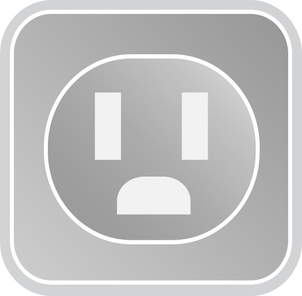 电源插座图标标志符号设计图片下载