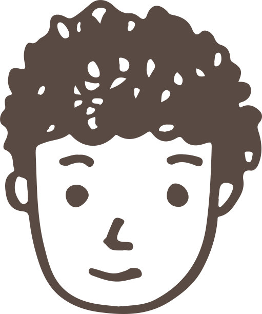 手绘人图标标志符号设计图片下载