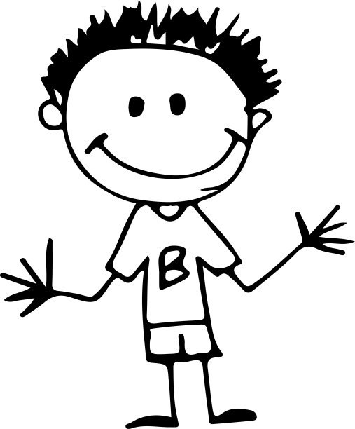 儿童情感图标标识设计图片下载