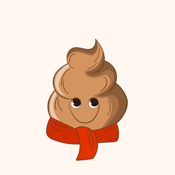 卡通便便，模板便便图标。卡哇伊的粪便孤立在白色背景。大便模式，邪恶的大便。矢量插图的邀请，海报，卡片，织物，纺织品。涂鸦风格图片下载