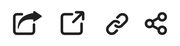 分享图标集。共享箭头，链接，连接图标。向量EPS 10图片下载