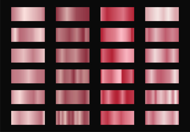 玫瑰金梯度设置。向量EPS 10图片下载