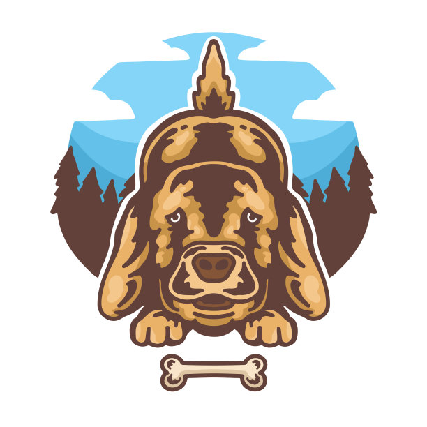 狗的标志图片下载