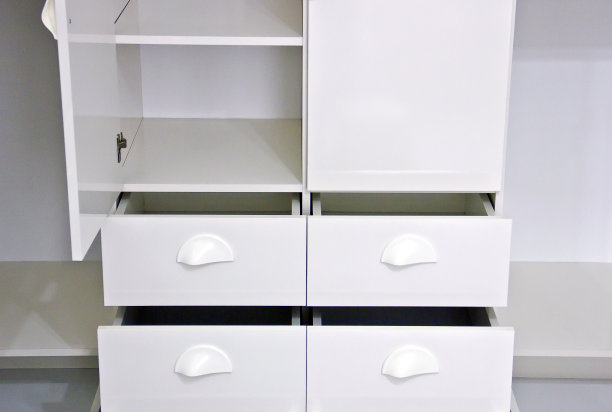 空的白色橱柜图片下载