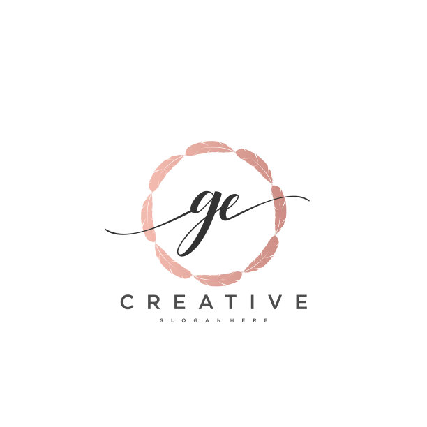 logo初始手写极简几何格图片下载