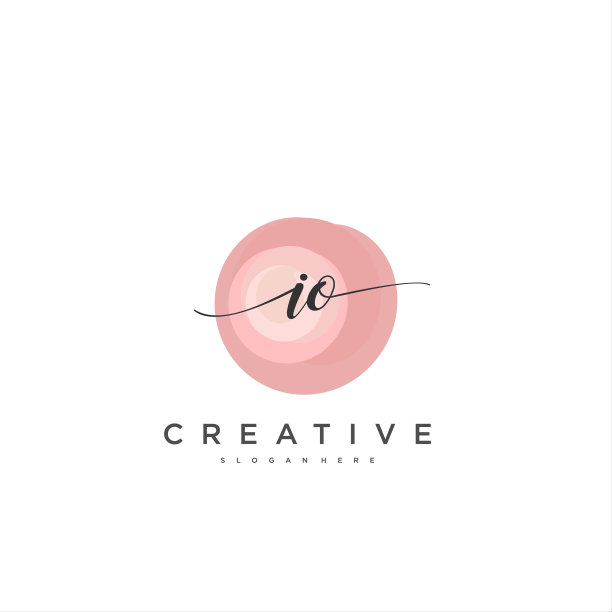 IO初始手写极简几何标志图片下载