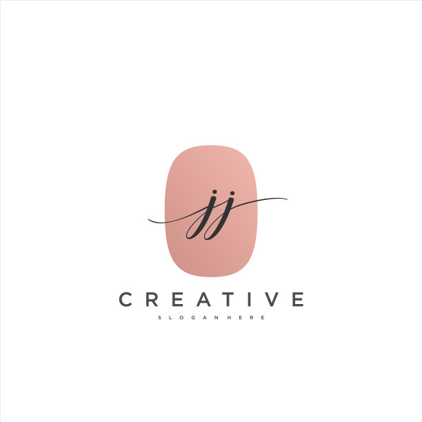 Jj初始手写极简几何标志图片下载