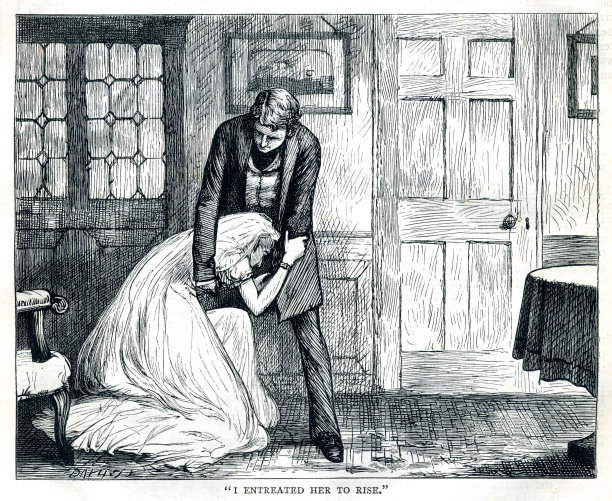 《远大前程》查尔斯·狄更斯19世纪原创插图-郝薇香小姐图片下载