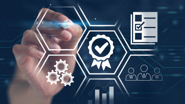 认证流程和标准ISO认证业务，符合国际标准和质量保证。证书联系的概念图片下载