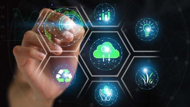 组织中的污染减少管理减少二氧化碳进入大气植物森林保护l，概念治理未来的业务增长和环境的可持续发展。图片下载