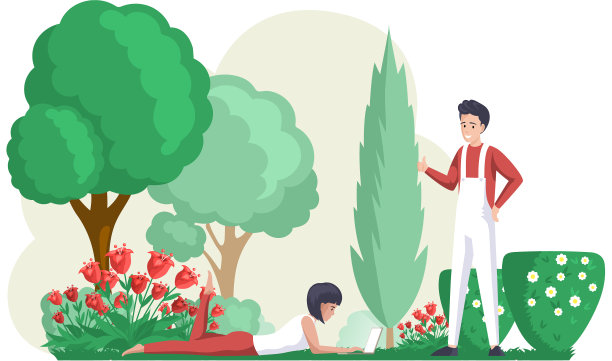 女学生躺在公园的草坪上图片下载