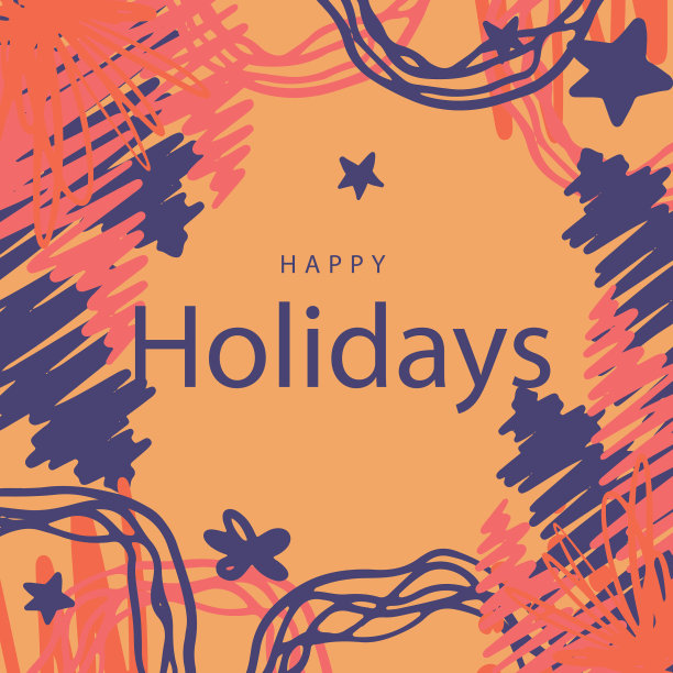 圣诞快乐贺卡时髦抽象图片下载