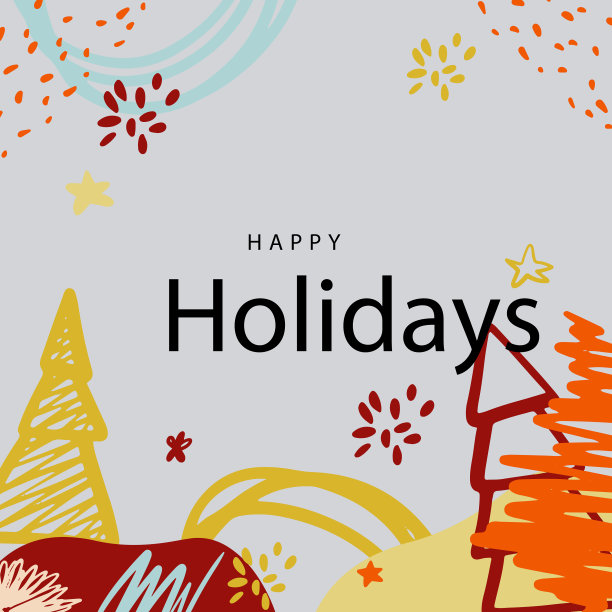 圣诞快乐贺卡时髦抽象图片下载