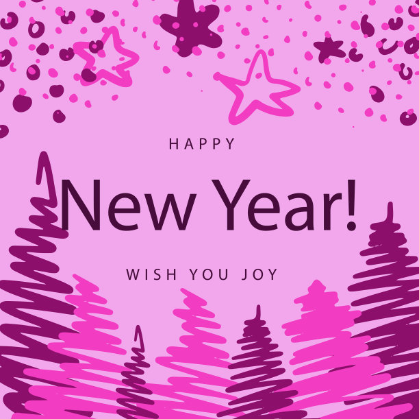 圣诞快乐贺卡时髦抽象图片下载