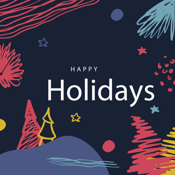 圣诞快乐贺卡时髦抽象图片下载