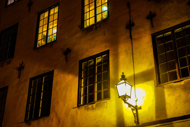 古姆拉斯顿老城景观(斯德哥尔摩)图片下载