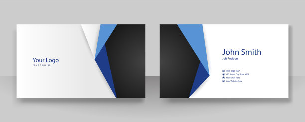 时尚简约极简的蓝黑优雅图片下载