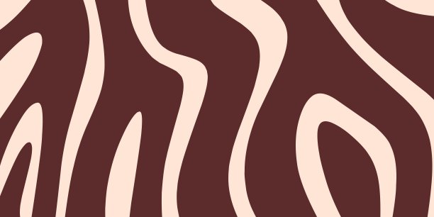 抽象斑马皮条纹，但深棕色和浅棕色图片下载