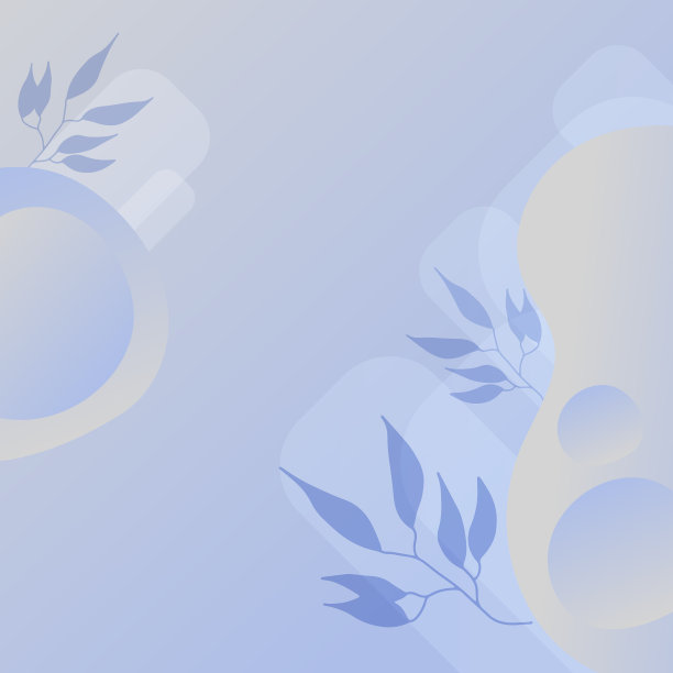 摘要有机花叶液波图片下载