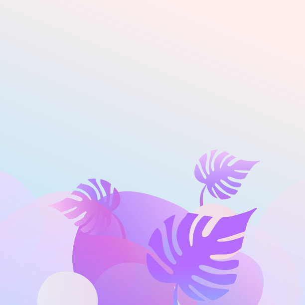 摘要有机花叶液波图片下载