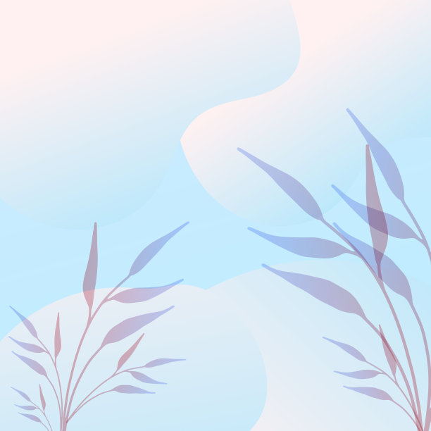 摘要有机花叶液波图片下载