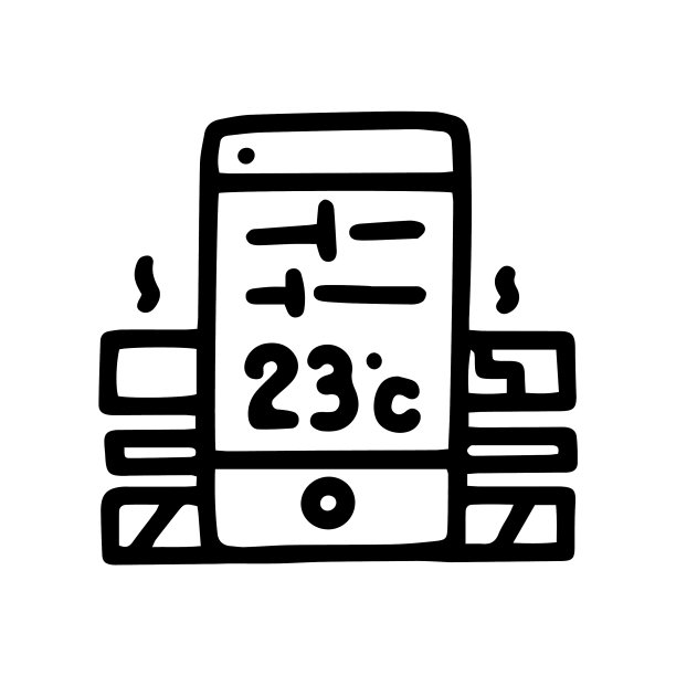 温暖地板App控制线条涂鸦图片下载