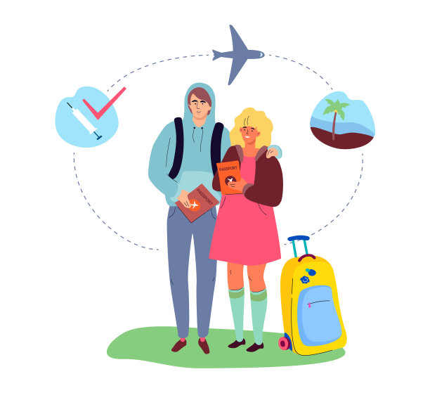 流行期间旅行-现代彩色公寓图片下载