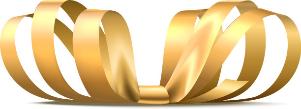 礼品蝴蝶结缎带现实缎面金带图片下载